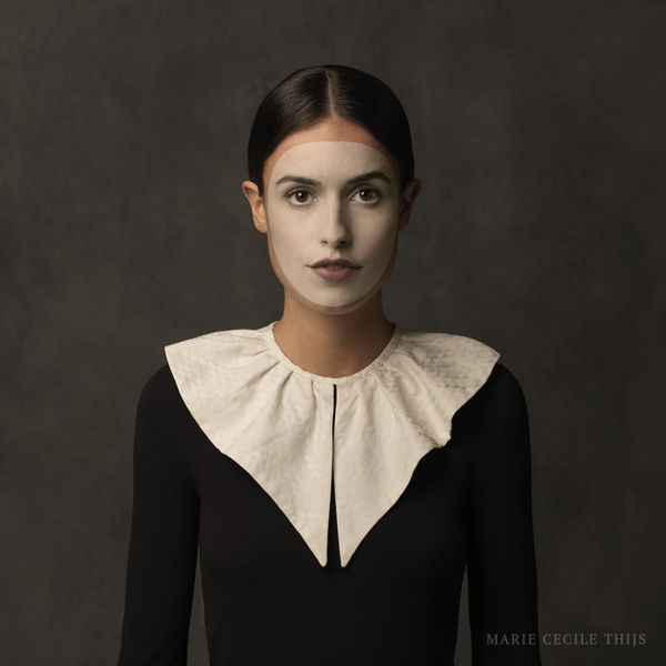 Girl with White Mask