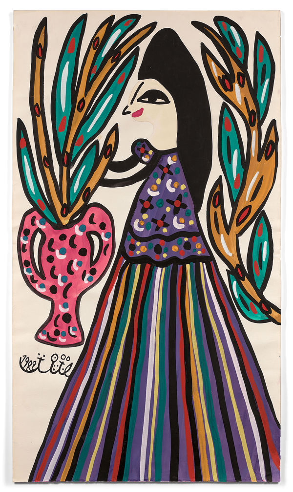 La Femme au vase rose