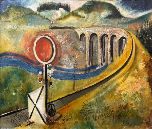 Georges Schreiber, Railroad Signal, 1933