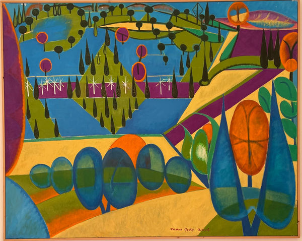 Maro Gorky, Terraced Hill, Winter, 2006