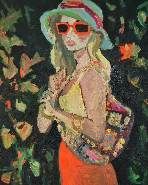 Hamilton, Julia, Orange Sunglasses , 2022