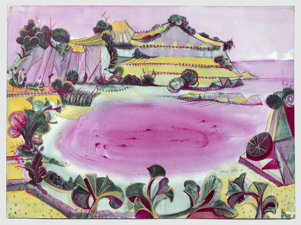 Maro Gorky, Naxos Beach, Evening , 1987