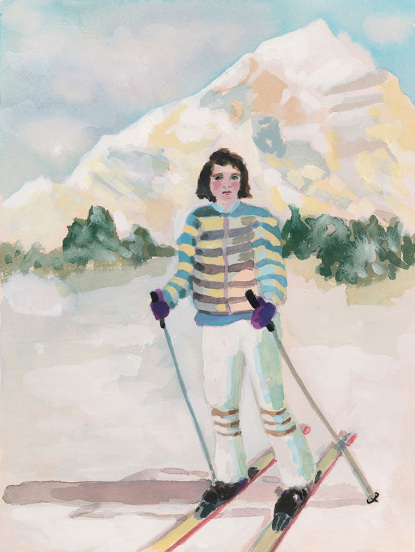 Lottie Cole, Out Skiing Them All, 2021