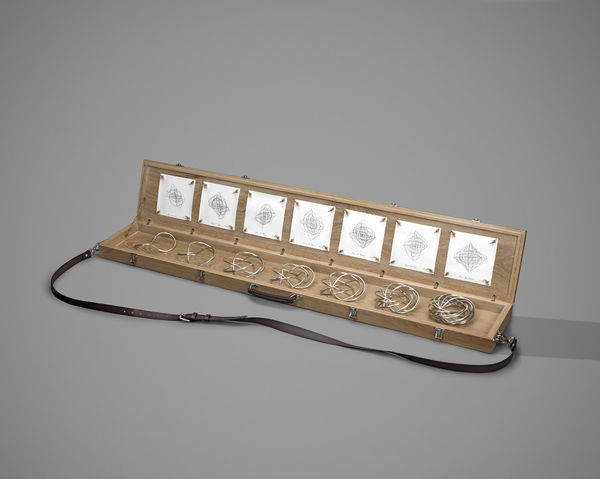 Conrad Shawcross, A Set of Seven Days Bracelet & Drawings, 2013