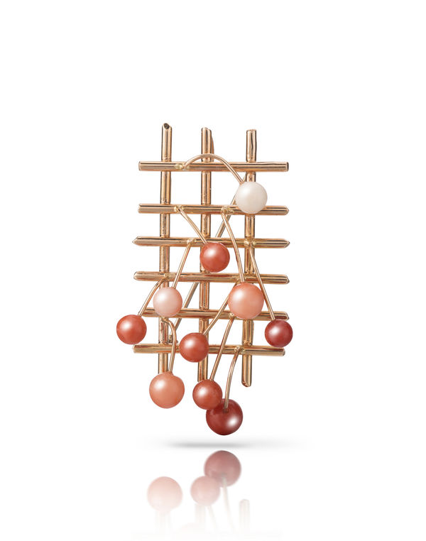 Fausto Melotti, Spilla/Ciondolo "Grata" Brooch/Pendant, c. 1978