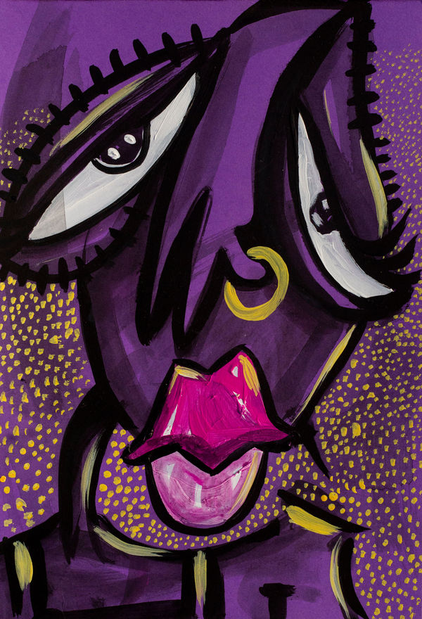 Theophany Adoh, Les visages du quartier #2, 2022