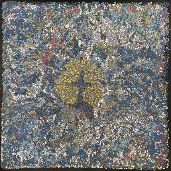 Yan Garnier, Mètre carré n°84 - Bleu, 2022