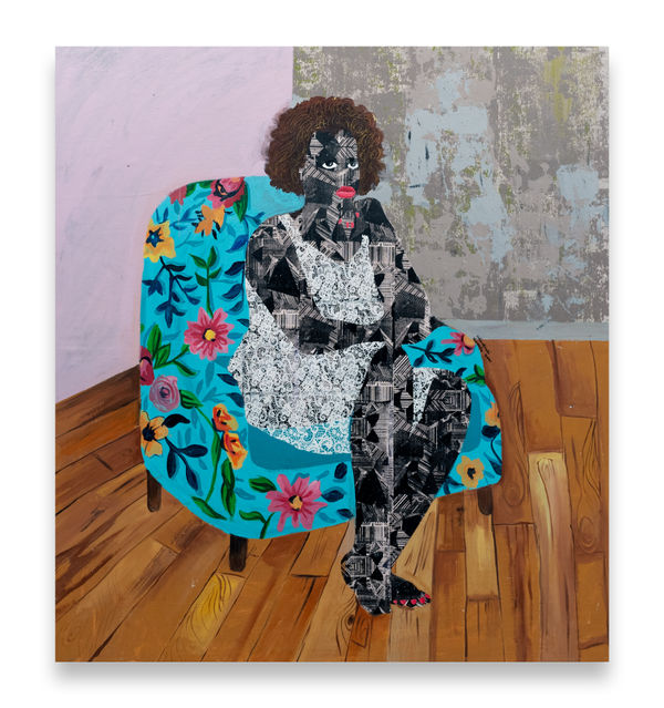 Odinakachi Okoroafor, Flowery Couch V, 2021