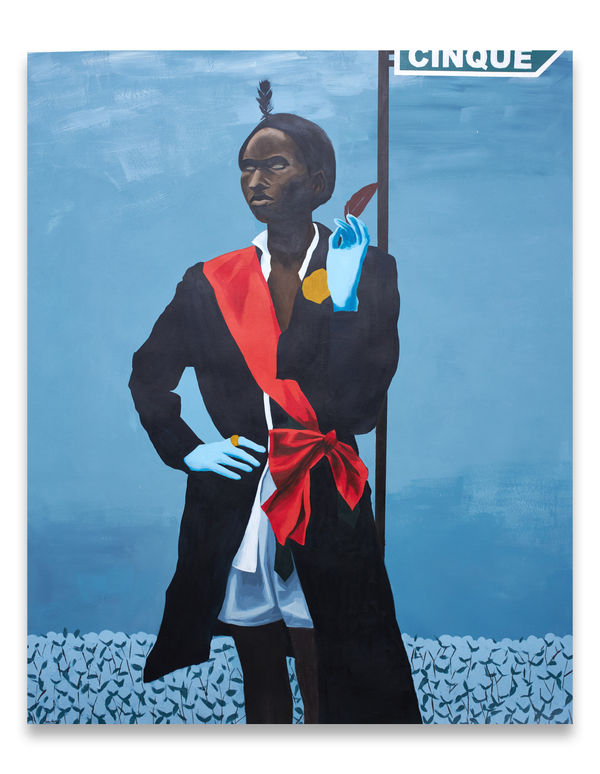 Boluwatife Oyediran, Portrait of Joseph Cinqué, 2021