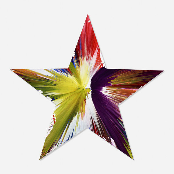 Damien Hirst, Star Spin Painting, 2009