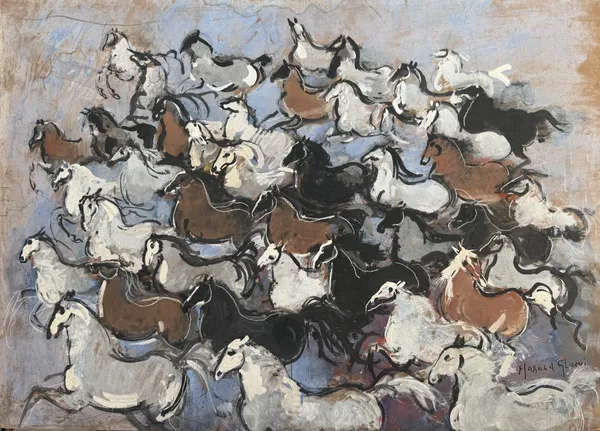 Hassan El Glaoui, Chevaux en liberté, 1985