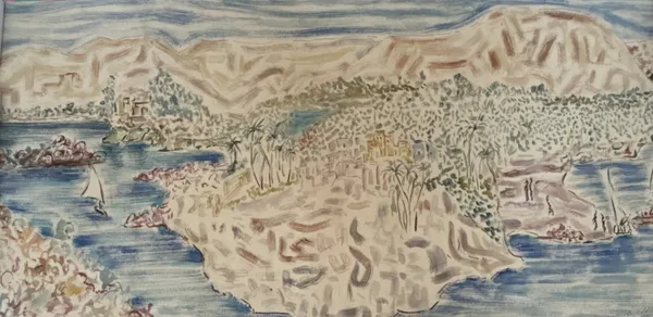 Inji Efflatoun, El - Nil " The Nile ", 1980