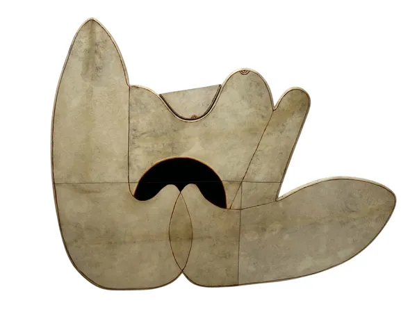 FARID BELKAHIA, Hommage a Courbet , 1989