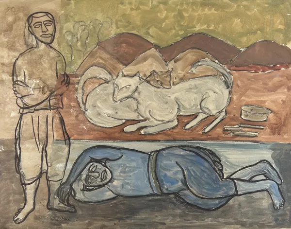 Brahim Dahak, Untitled , 1957