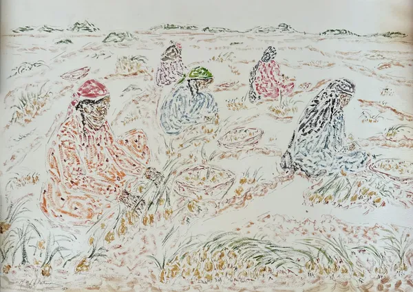 Inji Efflatoun, Untitled , 1980