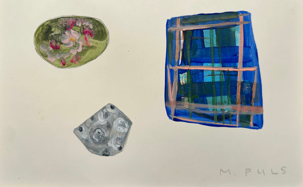 Small Painting with 3 Different Edges