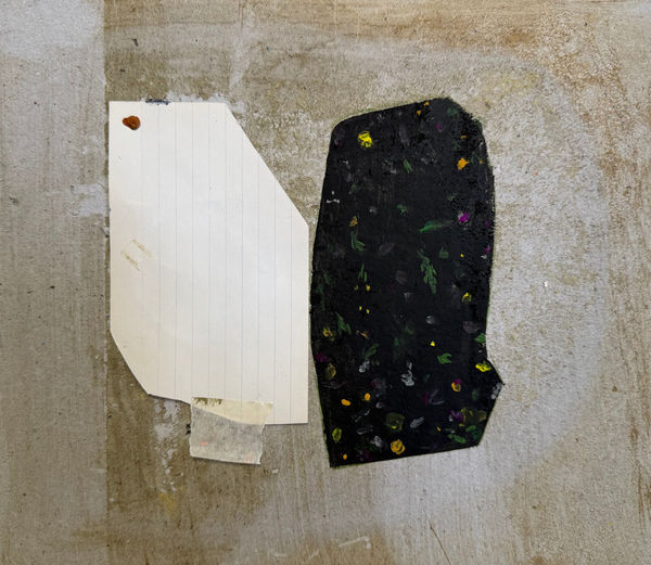 Note Paper and Painted Shape