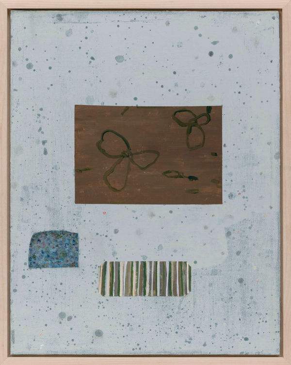 Three Shapes on Blue Background