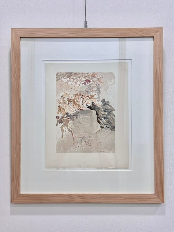 Salvador Dali, La Divina Comedia. Purgatorio canto 25, 1960-1964