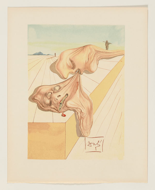 Salvador Dali, La Divina Comedia. Infierno canto 30, 1960-1964