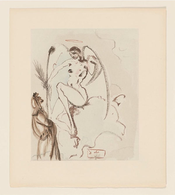 Salvador Dali, La Divina Comedia. Paraíso canto 28, 1960-1964