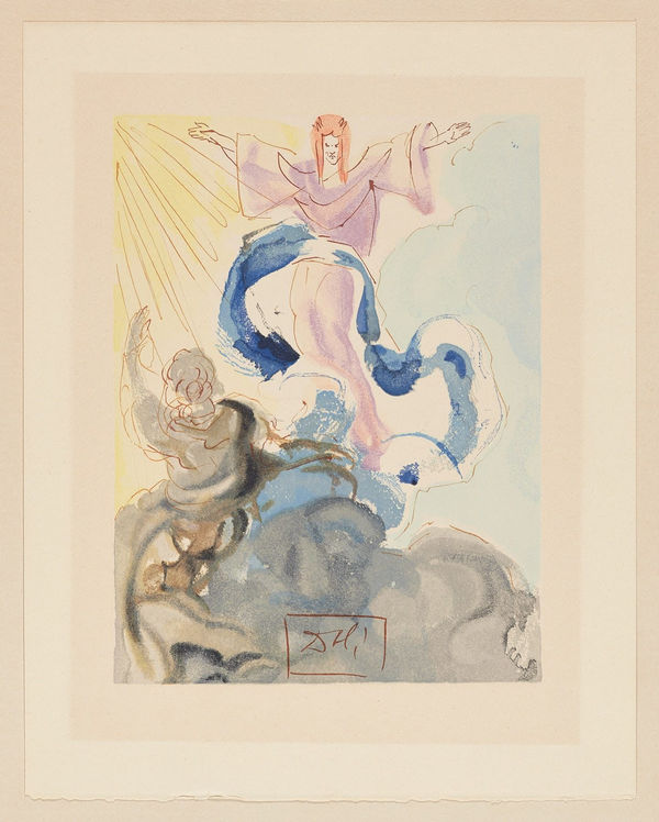 Salvador Dali, La Divina Comedia. Paraiso Canto 3, 1960-1964