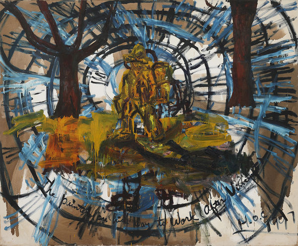 Ouchul Hwang, 그림 그리러가는 화가 (빈센트를 추모하며), 1997