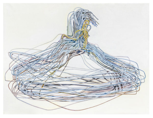 Ishbel Myerscough Coathangers, 2025 Oil on canvas. Signed verso. 46.5 x 36 cm (18 1/4 x 14 1/8 in)