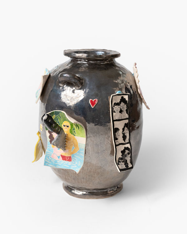 Katy Stubbs Kirsty (Looking for Love), 2023 Stoneware and glaze Signed and dated. 33 x 24 x 32 cm (13 x 9 1/2 x 12 5/8 in)