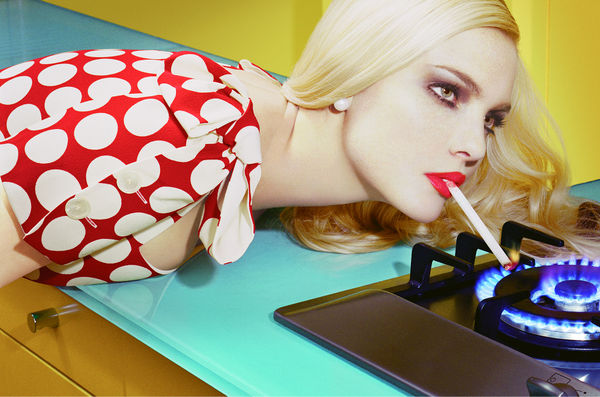 Miles Aldridge Home Works #3, 2008 Chromogenic print. Signed in ink on artist’s label and numbered from the edition of 10 plus 2 artist's proofs. 50.5 x 76 cm (19 ⅞ x 30 in)