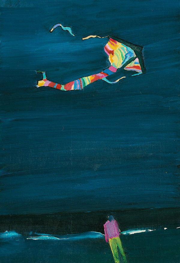 Tom Hammick Tethered, 2020 Oil on wood. Signed verso. 25 x 17 cm