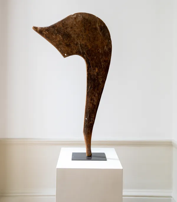 Wooden sceptre, Early 20th century Minianka tribe, Mali, Africa. 84 (h) Provenance: Mestdagh, Brussels Collection: John Kasmin