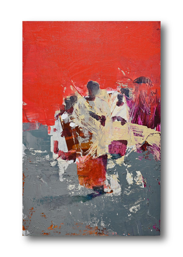 Austin Uzor, Walking in the light ii, 2024