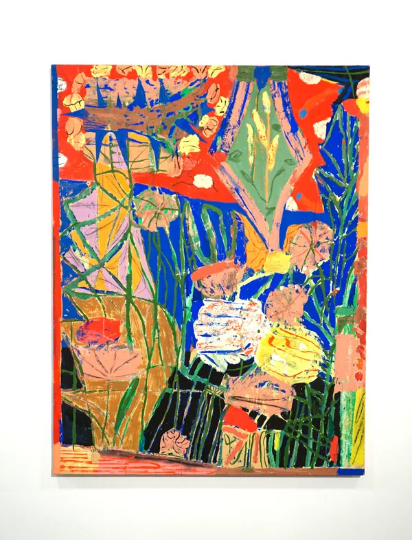 Geoffroy Pithon, Vase et drapeau, 2024