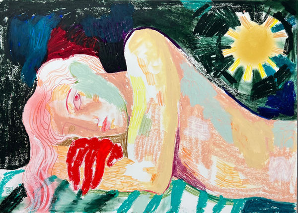 Delia Hamer, Nude study, 2024