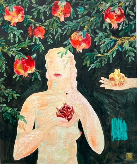 Delia Hamer, Pomegranate Tree, 2024