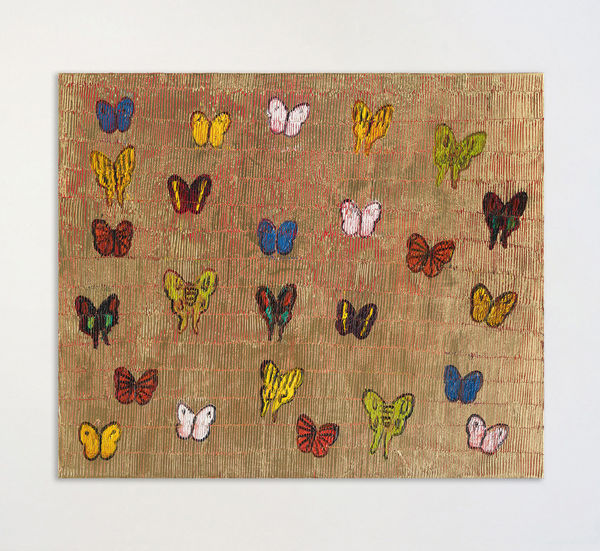 Hunt Slonem, Red Sea (Grateful) (JMG2430), 2025