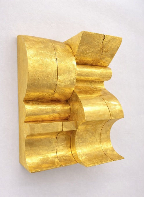 Aldo Chaparro, Untitled (Gold Leaf), 2025