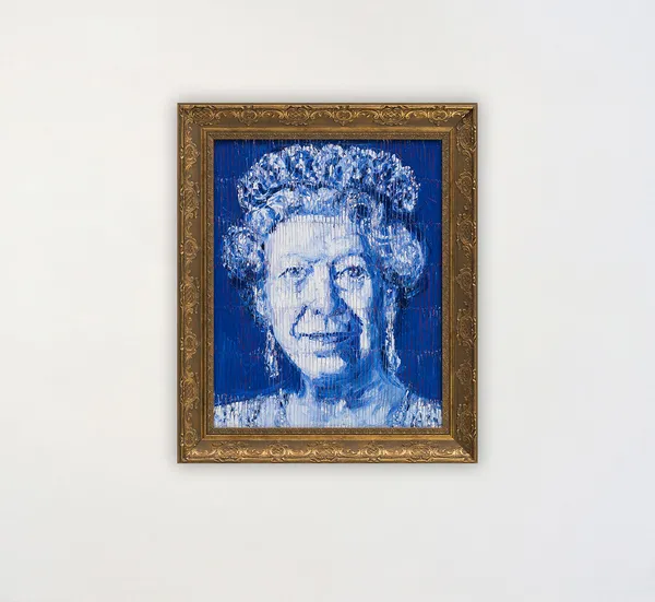 Hunt Slonem, Her Majesty Queen Elizabeth (JMG3156), 2026