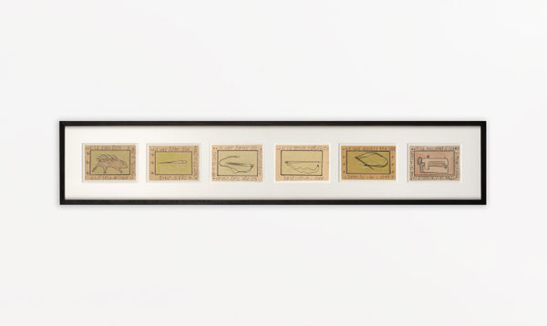 Frédéric Bruly Bouabré, L'invention de la machine à coudre par Frédéric Bruly Bouabré, 1988