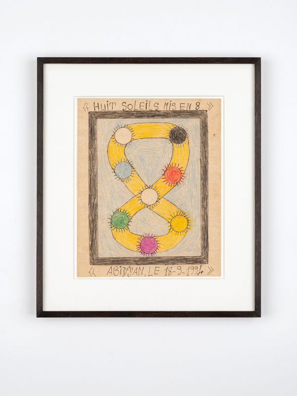 Frédéric Bruly Bouabré, Huit soleils mis en 8, 1994