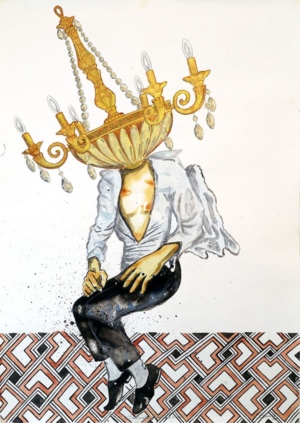 Steve Bandoma, Black or white, 2017