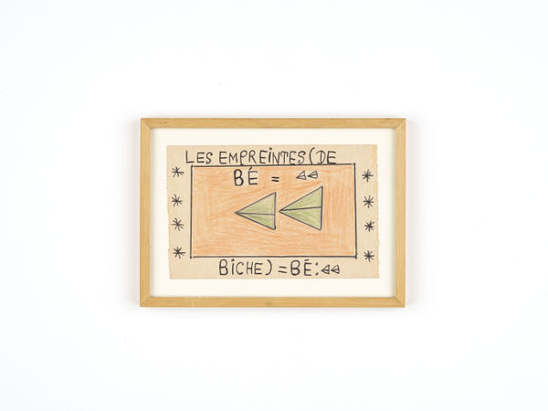 Frédéric Bruly Bouabré, Les empreintes (de biche) = Bé , 1989