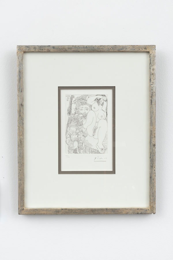 Pablo Picasso, "Jeune Courtisanne avec un Gentilhomme, un Sculpteur, et un Vieillard Alléché", 1968