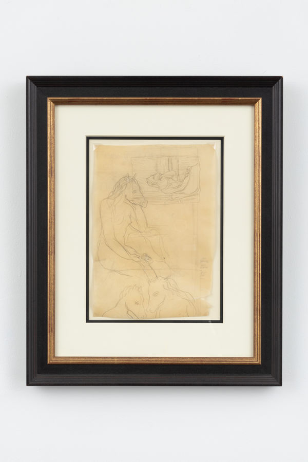 René Magritte, Etude pour "L'Agent Secret" (1958) Study for "The Secret Agent", 1958