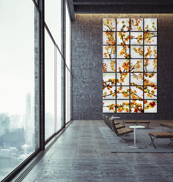 00057 Karamū (Coprosma robusta), 2020 444 x 252 x 4 cm 174 3/4 x 99 1/4 x 1 5/8 in