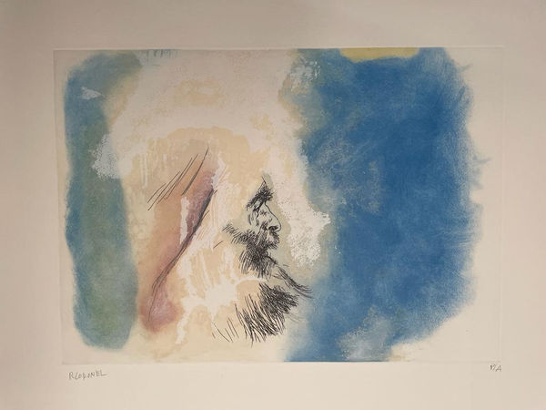 Rafael Coronel, Sin título 17 (Mirada de perfil), ca. 1980