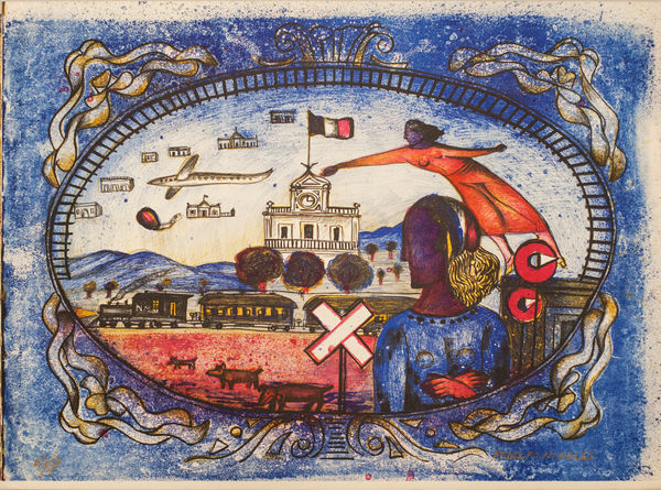Rodolfo Morales, "Sin título (Tren)", 1975