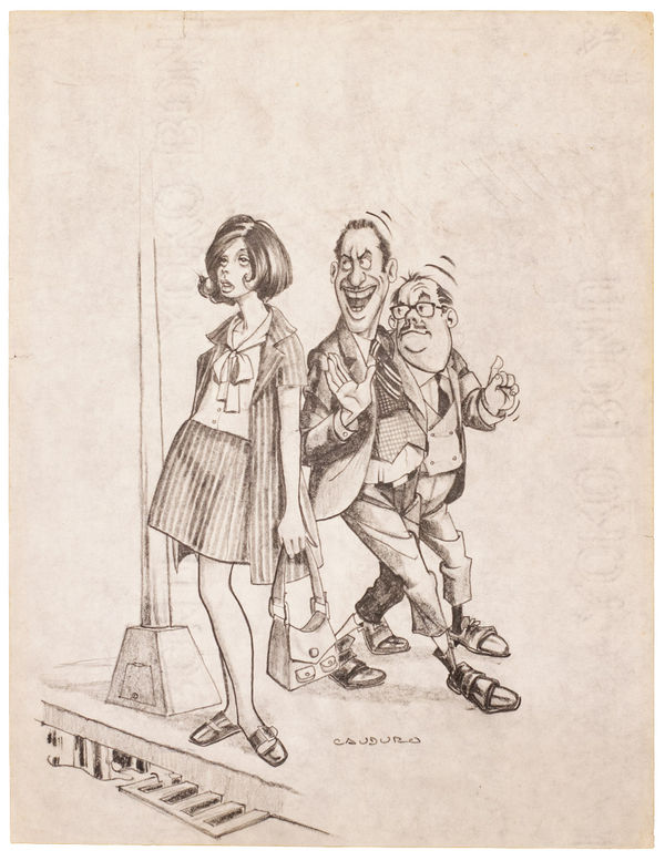 Rafael Cauduro, "Caricatura 87"