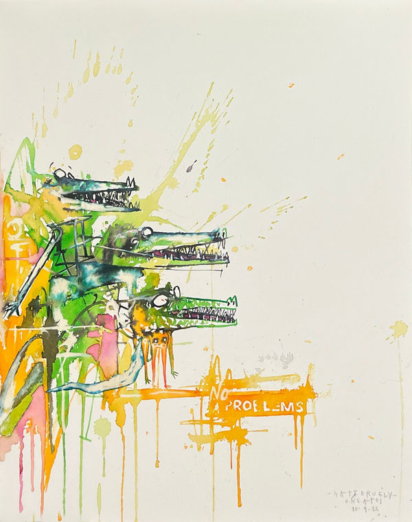 Satterugly, "Quién se come al cocodrilo I", 2025